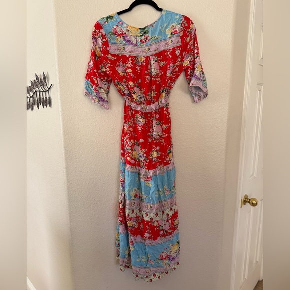 Floral Maxi Dress Size Large - Picture 6 of 6